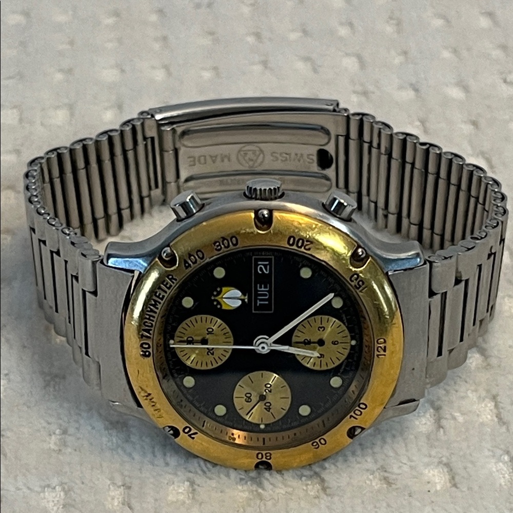 The Franklin Mint The F-16
Flyer Watch Valjoux 7750
Chronograph 100M 1988 - Picture 7 of 9